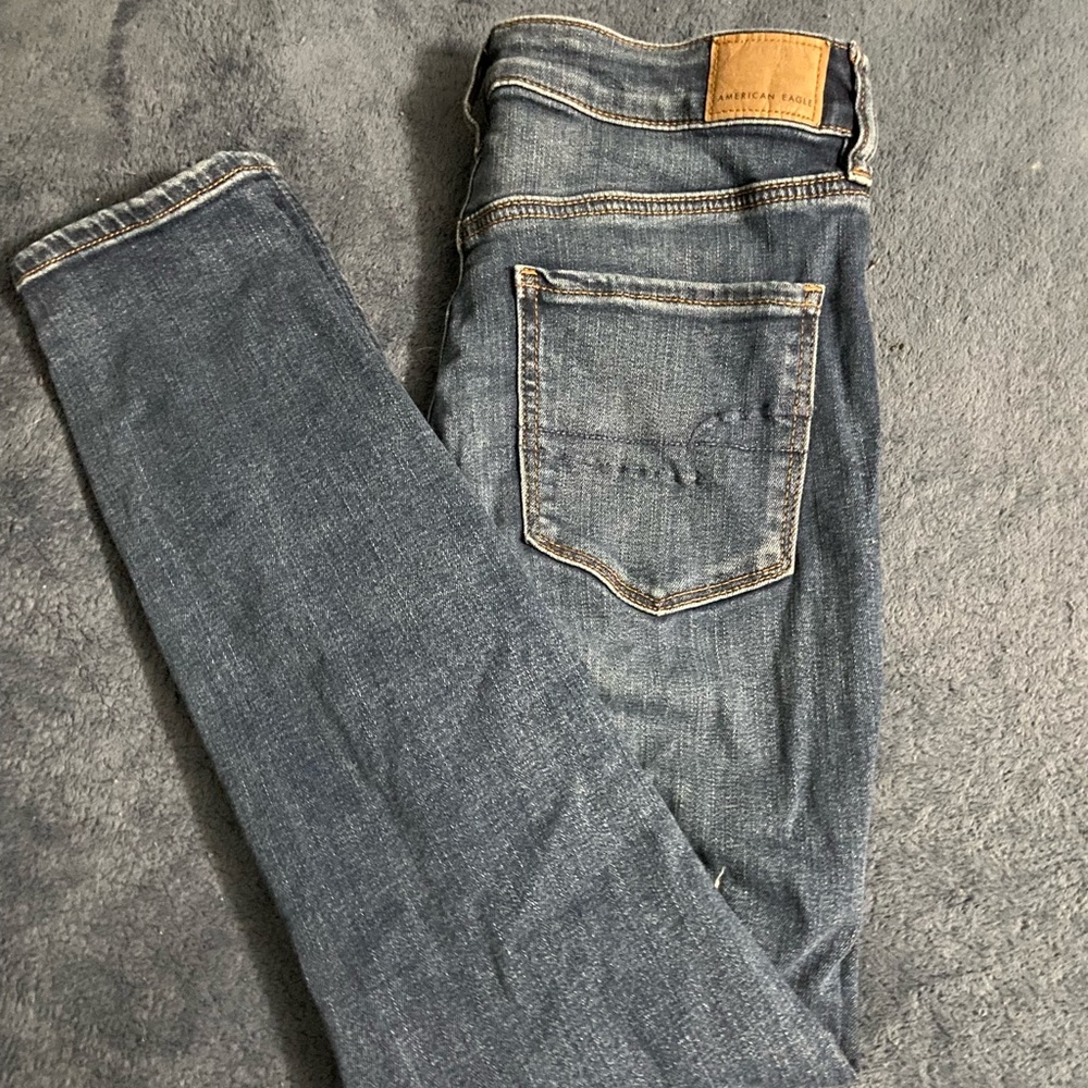 AEO dark wash jeans